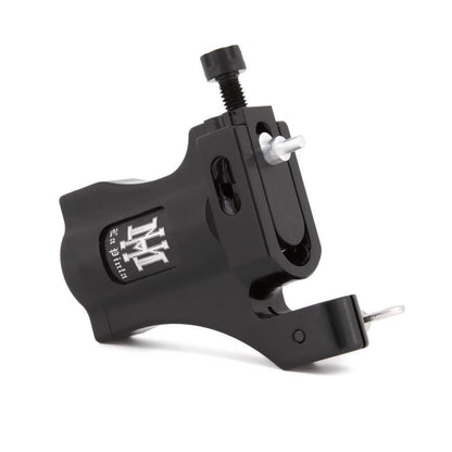 HM La Pinta Black - Adjustable Shader Rotary Tattoo Machine - RCA Model - Monster Steel