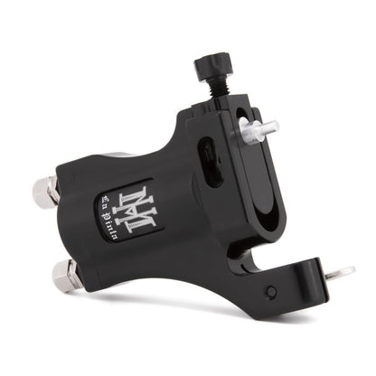 HM La Pinta Black - Adjustable Shader Rotary Tattoo Machine -Clip Cord Model - Monster Steel