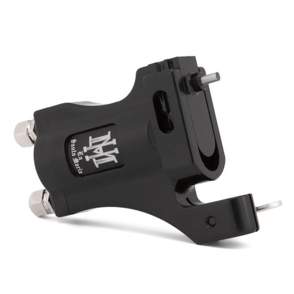 HM La Santa Maria Black - Black & Grey Shader Rotary Tattoo Machine - Clip Cord Model - Monster Steel
