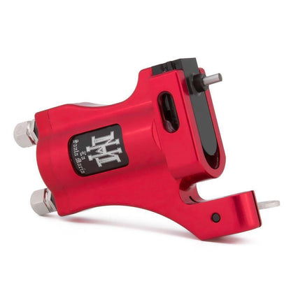 HM La Santa Maria Red - Black & Grey Shader Rotary Tattoo Machine - Clip Cord Model - Monster Steel