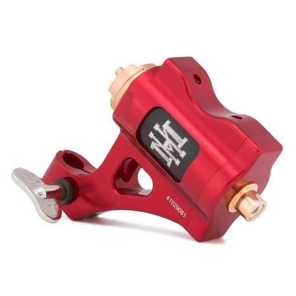 HM Direct Drive Classic Red - Adjustable Stroke Rotary Tattoo Machine - RCA Model