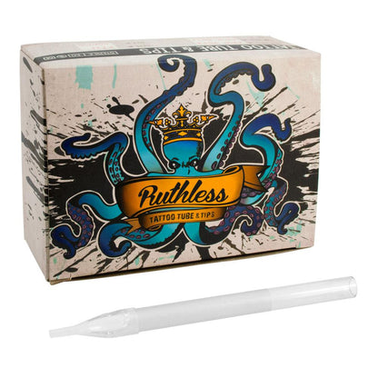 Ruthless Disposable Sterile Tattoo Tubes & Tips - Monster Steel