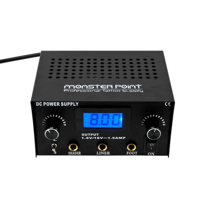 Dual Tattoo Shader Liner Power Supply LED Digital Display - Monster Steel